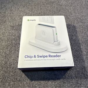 Shopify Chip & Swipe Reader - White (8541732075) New In Box Sealed